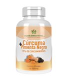 Cúrcuma com Pimenta Preta 60 Cápsulas 500mg Anti-inflamatório Natura