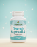Cloreto de Magnésio PA 60 Cápsulas 600mg Alívio de Dores e Cãibras