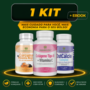 🦴 Kit Articulações LorenVita  Colágeno Tipo II + Cúrcuma com Pimenta Preta + OstCálcio
