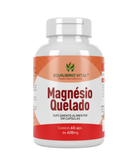 Magnésio Quelado 60 Cápsulas 400mg Alta Absorção Sono e Ansiedade