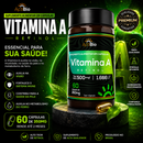 Vitamina A Retinol 60 Cápsulas 500mg 1.666 UI ActiVida Antienvelhecimento
