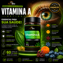 Vitamina A Retinol 60 Cápsulas 500mg 1.666 UI ActiVida Antienvelhecimento