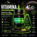Vitamina A Retinol 60 Cápsulas 500mg 1.666 UI ActiVida Antienvelhecimento